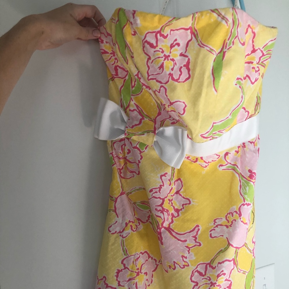 Lily Pulitzer yellow bow dress